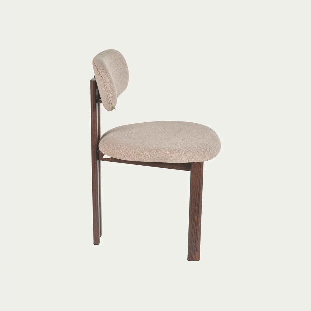 Eetkamerstoel LIVORA | Beige & Espresso
