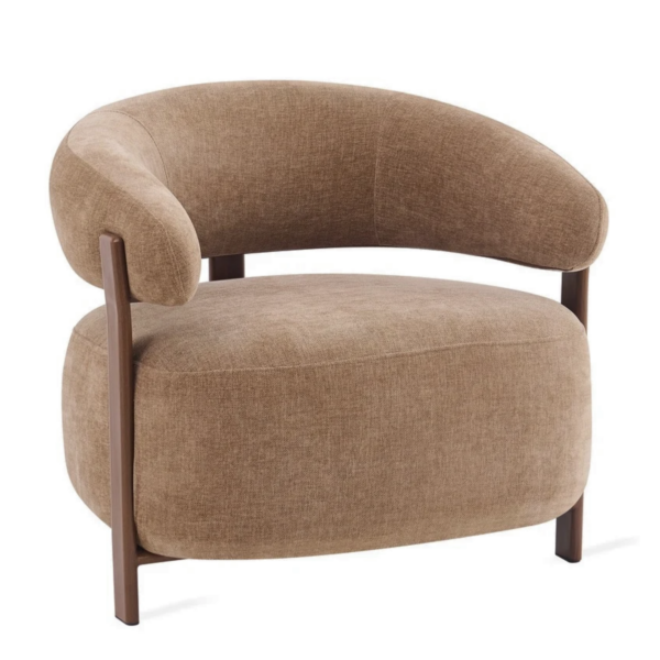 Fauteuil Rose – Taupe