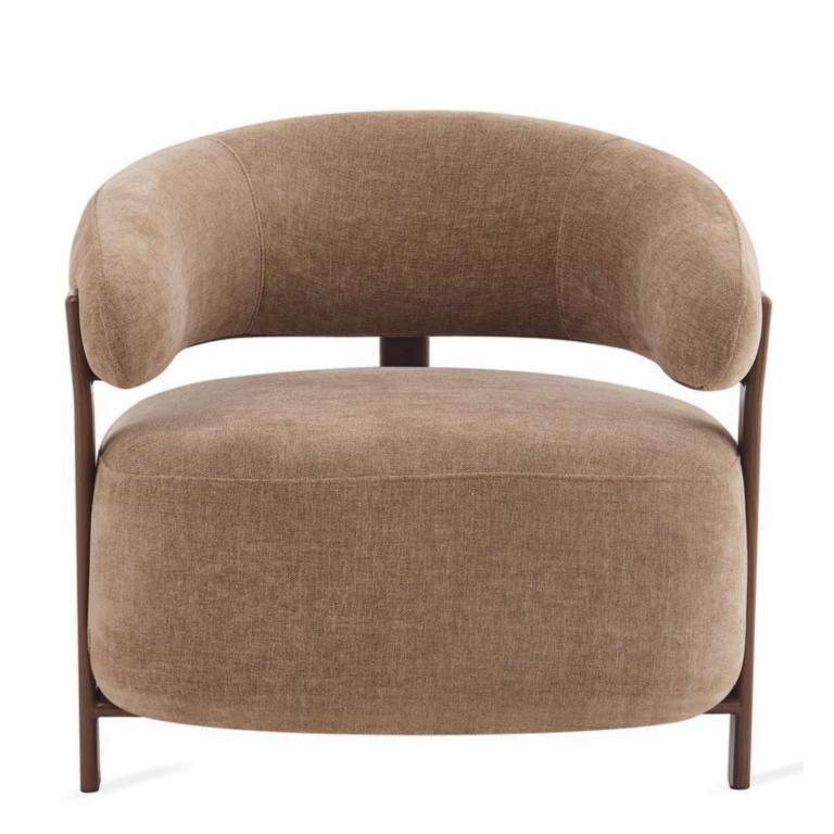 Fauteuil Rose – Taupe