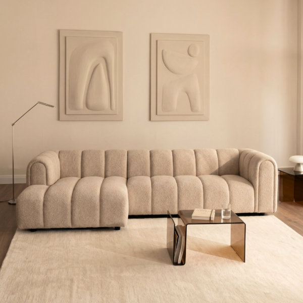 Hoekbank Fay – Beige Links