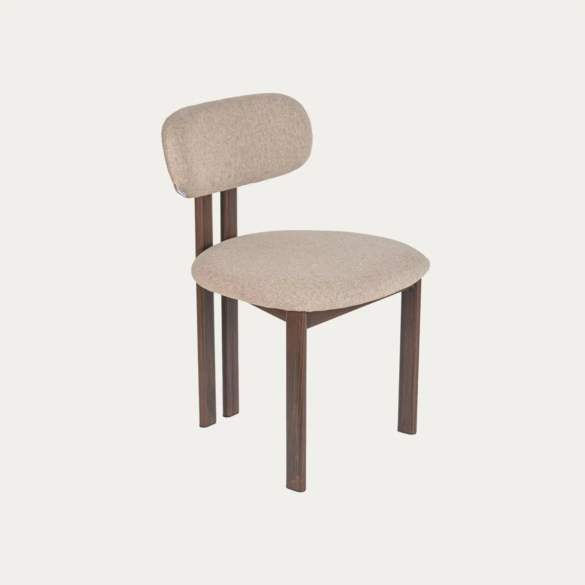 Eetkamerstoel LIVORA | Beige & Espresso
