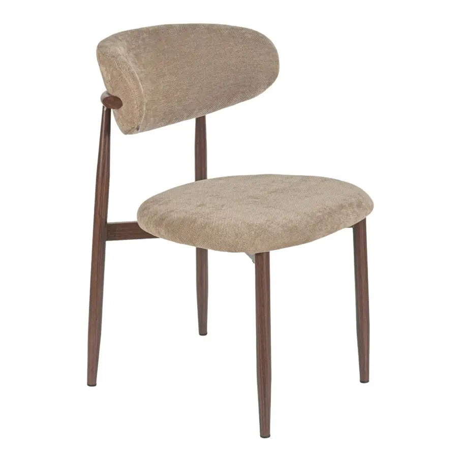 Eetkamerstoel AMARA | Espresso & Beige