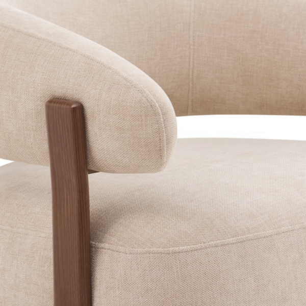 Fauteuil Rose – Beige