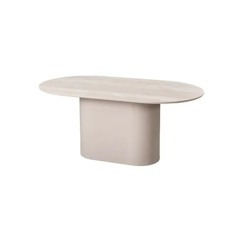 Isabella Beige Stone Salontafel – 130 × 70 cm
