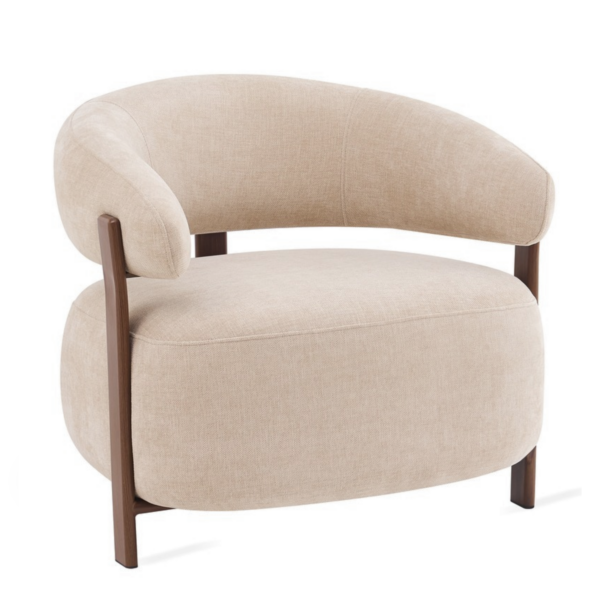 Fauteuil Rose – Beige