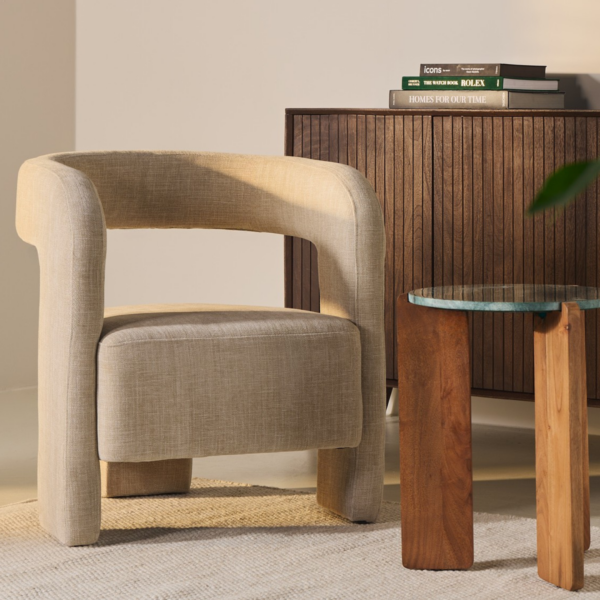 Fauteuil Numi – Beige