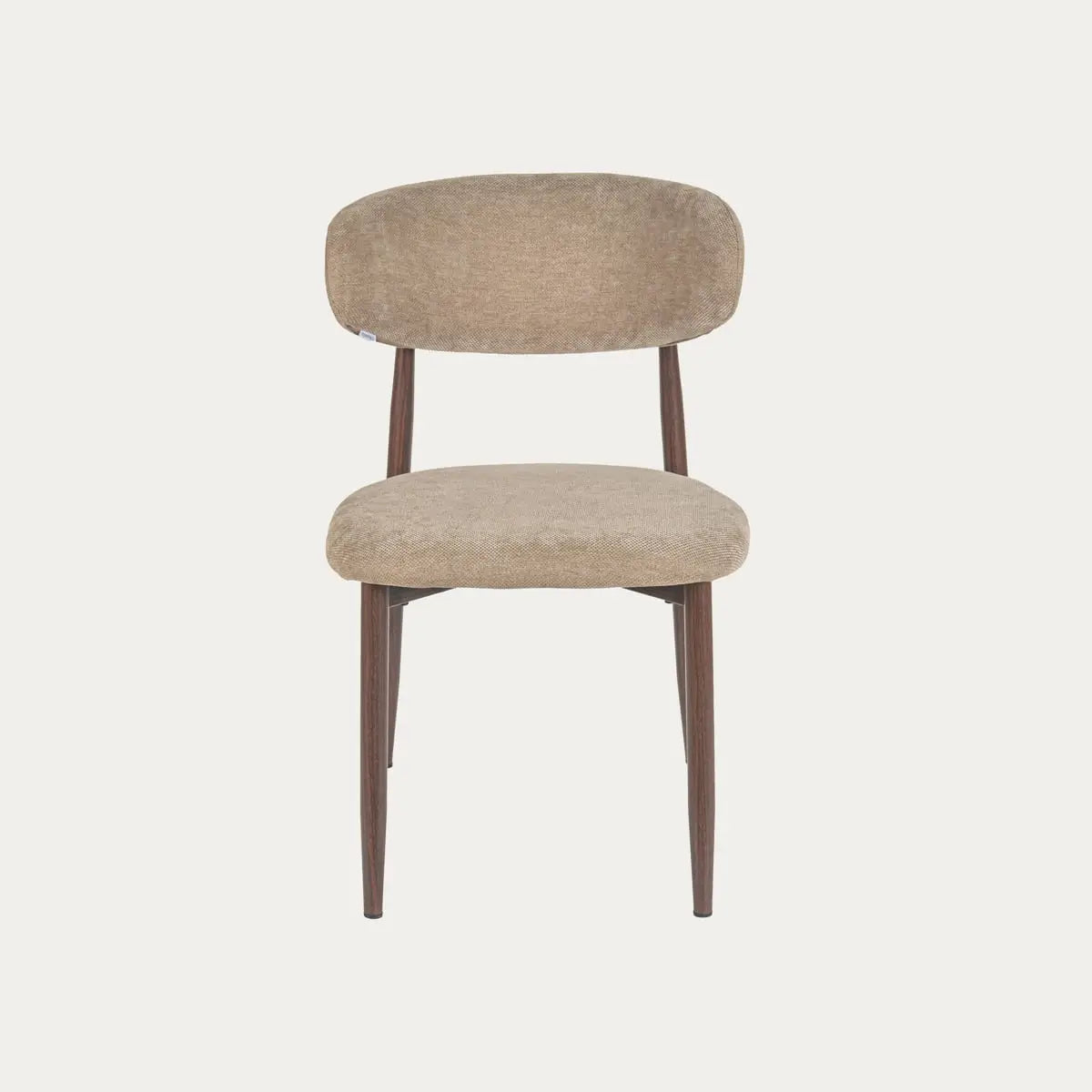Eetkamerstoel AMARA | Espresso & Beige