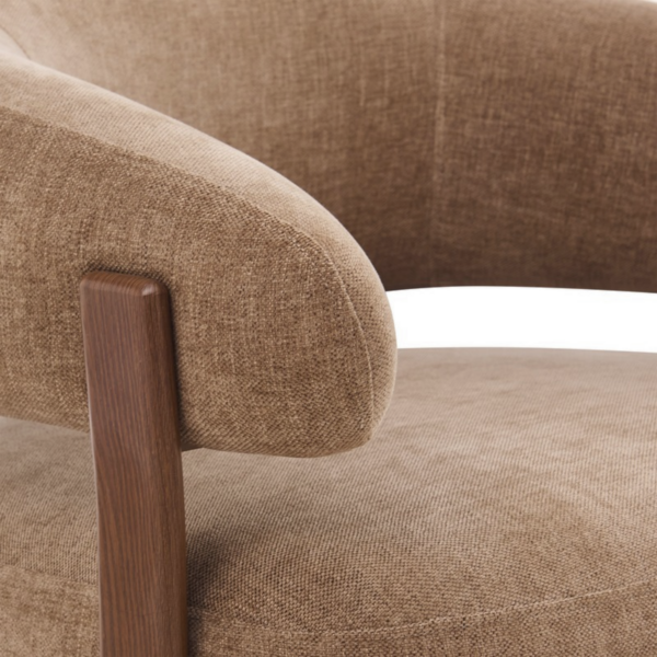 Fauteuil Rose – Taupe