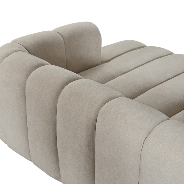 Hoekbank Fay – Beige Rechts