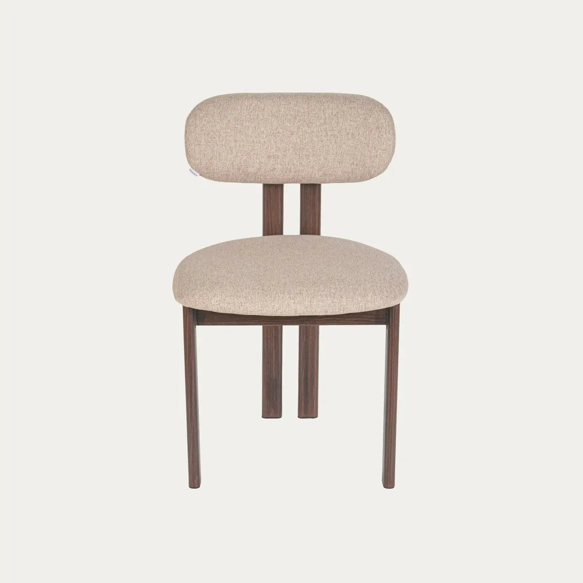 Eetkamerstoel LIVORA | Beige & Espresso