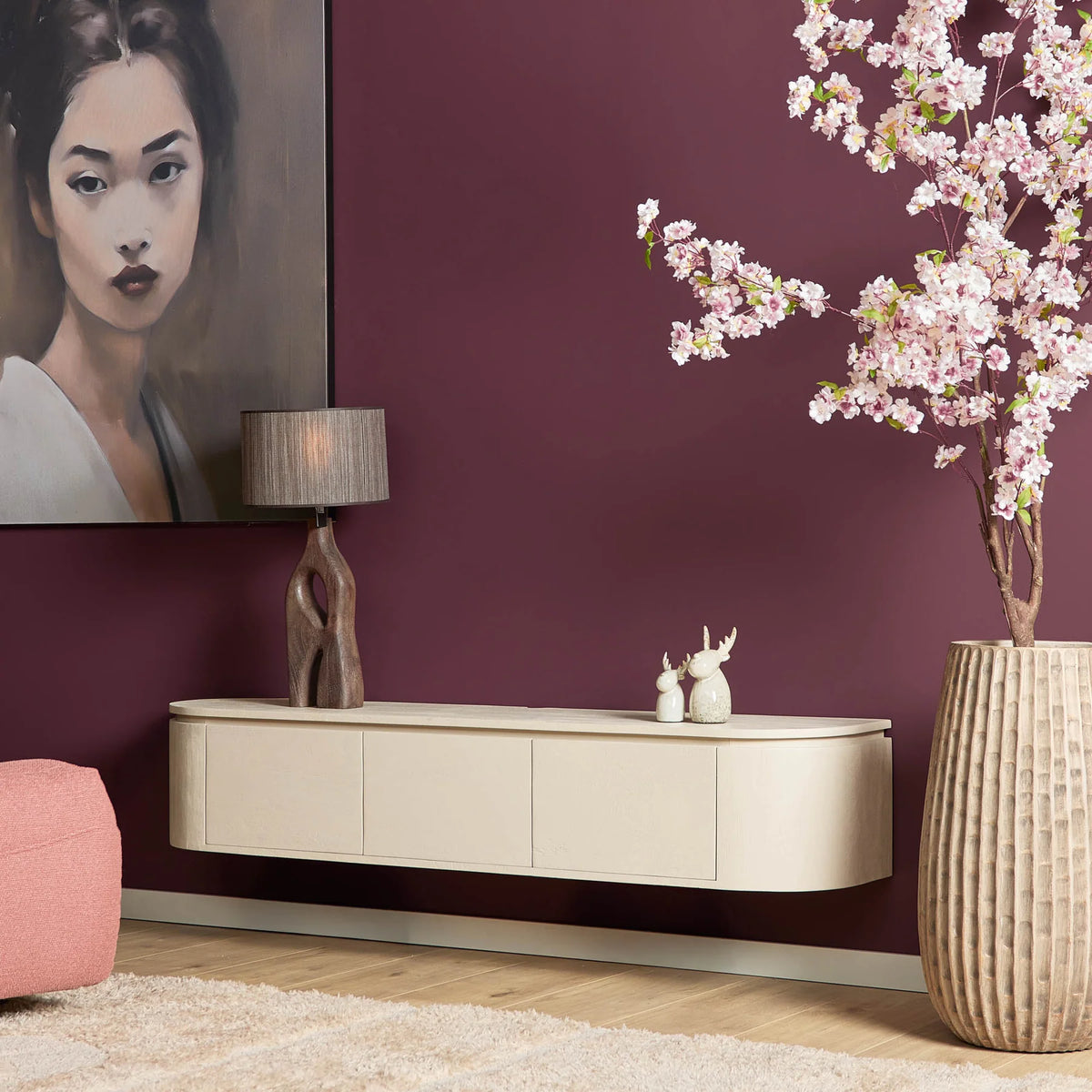 Tv meubel Excellent Sand | 160 cm | Handgemaakt