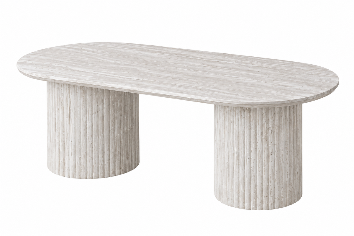 Salontafel AMAYA – Travertin Look