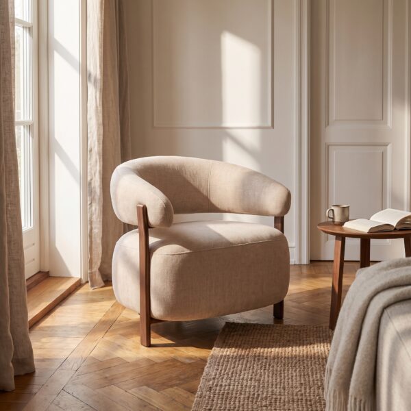 Fauteuil Rose – Beige