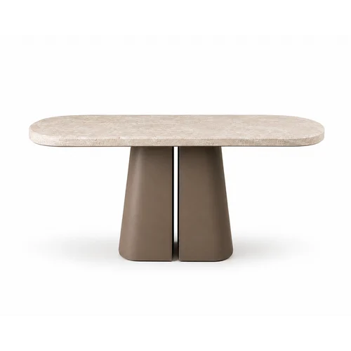 Sidetable Noria Travertin Brons 140